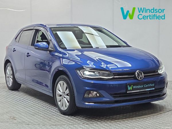 Volkswagen Polo Hatchback, Petrol, 2019, Blue