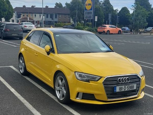 Audi A3 Hatchback, Petrol, 2018, Yellow