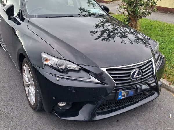 Lexus IS Saloon, Petrol Hybrid, 2015, Black