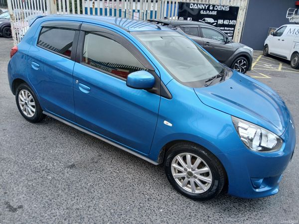 Mitsubishi Mirage Hatchback, Petrol, 2013, Blue