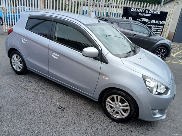 Mitsubishi Mirage Hatchback, Petrol, 2015, Silver