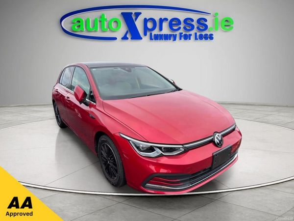 Volkswagen Golf Hatchback, Petrol Hybrid, 2021, Red