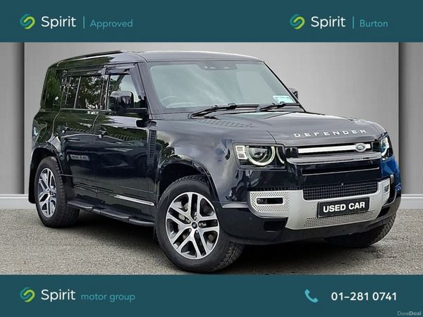 Land Rover Defender SUV, Petrol Hybrid, 2022, Black
