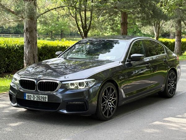 BMW 5-Series Saloon, Petrol Plug-in Hybrid, 2018, Grey