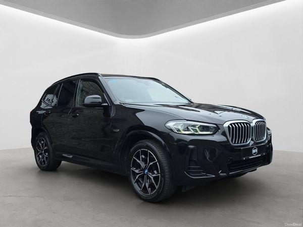 BMW X3 SUV, Petrol Plug-in Hybrid, 2022, Black
