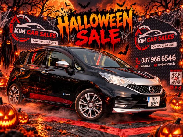 Nissan Note Hatchback, Petrol Hybrid, 2017, Black