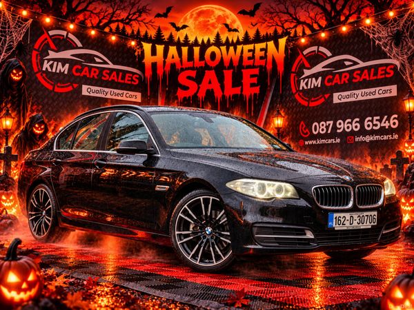 BMW 5-Series Saloon, Diesel, 2016, Black