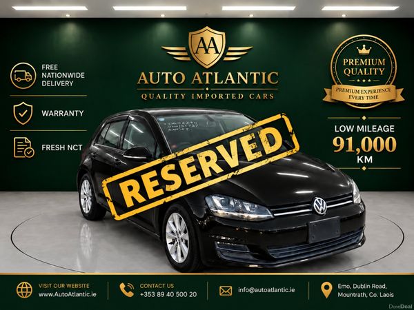 Volkswagen Golf Hatchback, Petrol, 2013, Black