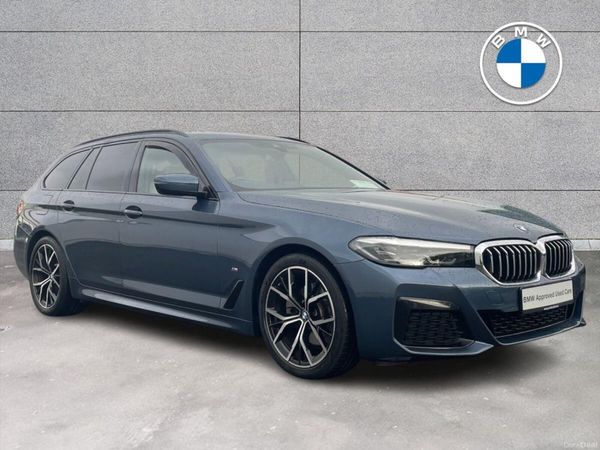 BMW 5-Series Estate, Diesel, 2024, Blue