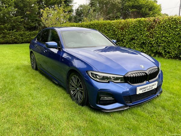 BMW 3-Series Saloon, Diesel Hybrid, 2020, Blue