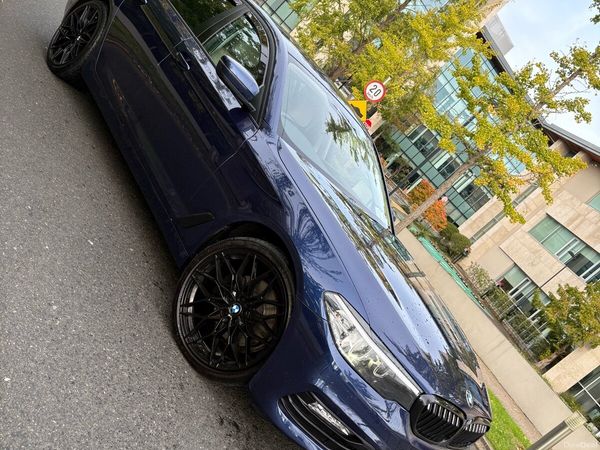 BMW 5-Series Saloon, Diesel, 2018, Blue
