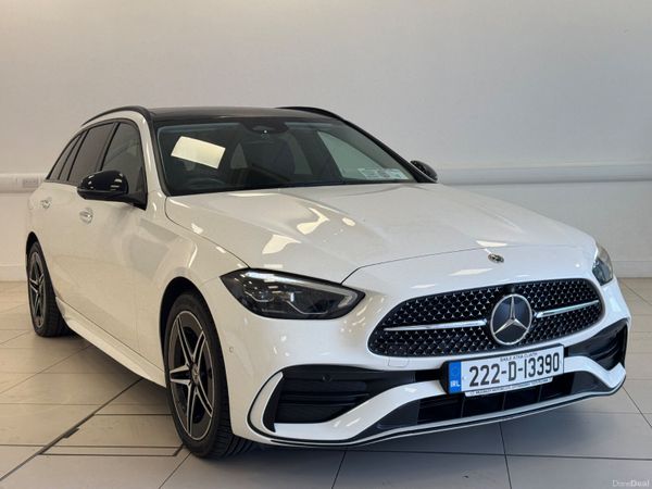 Mercedes-Benz C-Class Saloon, Petrol Plug-in Hybrid, 2022, White
