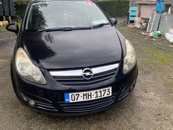 Opel Corsa Hatchback, Petrol, 2007, Black