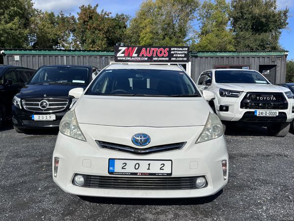 Toyota Prius MPV, Petrol Hybrid, 2012, White