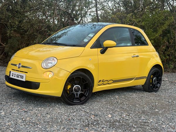 Fiat 500 Hatchback, Petrol, 2012, Yellow