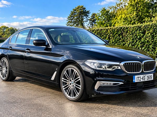 BMW 5-Series Saloon, Petrol Plug-in Hybrid, 2017, Black