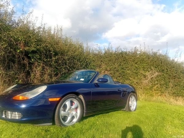 Porsche Boxster Convertible, Petrol, 2001, Blue
