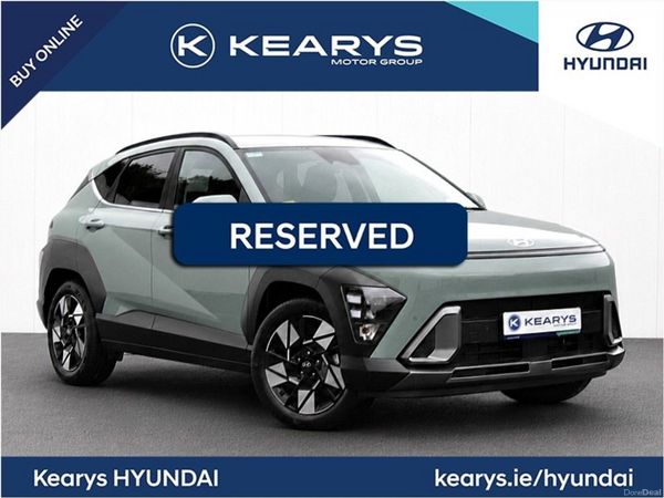 Hyundai KONA SUV, Petrol Hybrid, 2024, Green