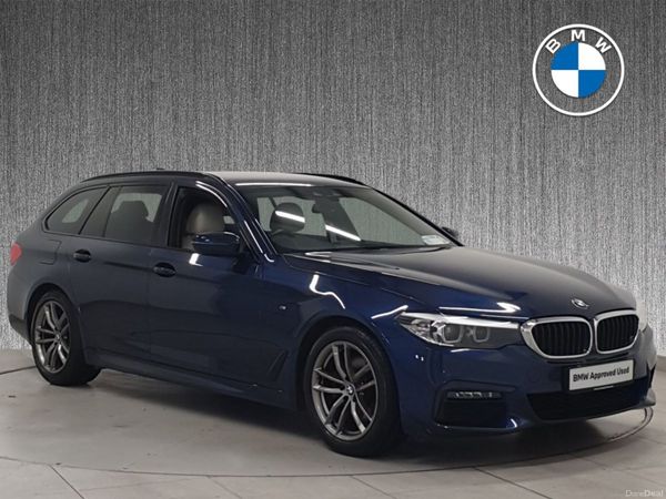 BMW 5-Series Estate, Diesel, 2019, Blue
