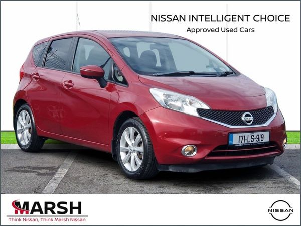 Nissan Note MPV, Petrol, 2017, Red