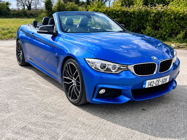 BMW 4-Series Convertible, Diesel, 2014, Blue