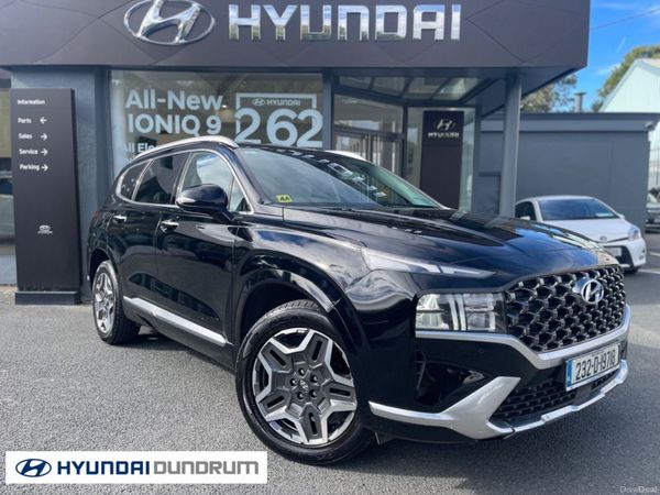 Hyundai Santa Fe Estate, Petrol Plug-in Hybrid, 2023, Black