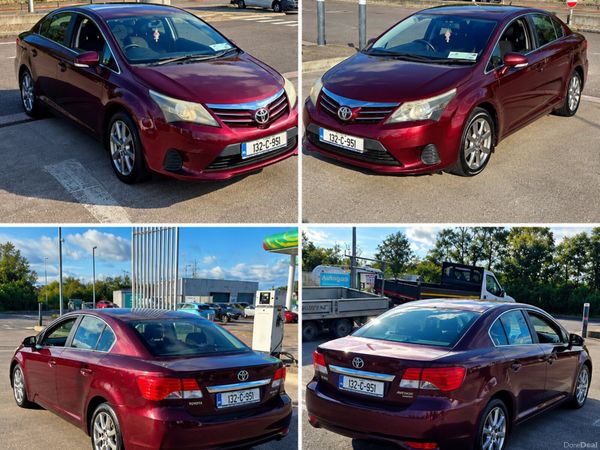 Toyota Avensis Saloon, Diesel, 2013, Red