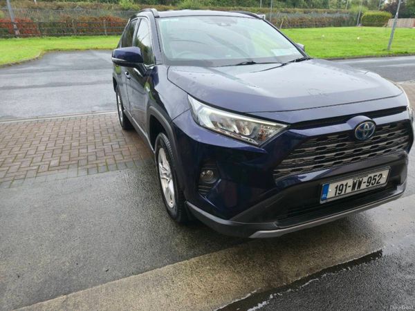 Toyota RAV4 SUV, Petrol Hybrid, 2019, Blue