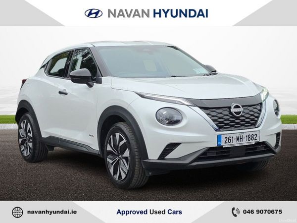 Nissan Juke SUV, Petrol Hybrid, 2026, White