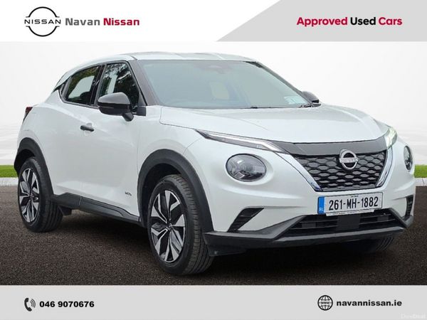 Nissan Juke SUV, Petrol Hybrid, 2026, White
