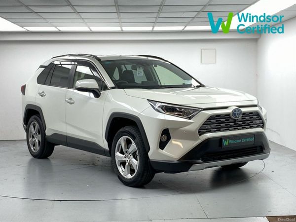 Toyota RAV4 SUV, Petrol Hybrid, 2021, White