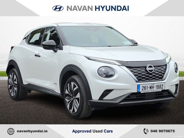 Nissan Juke SUV, Petrol Hybrid, 2026, White