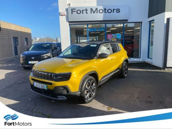 Jeep Avenger Hatchback, Electric, 2024, Yellow