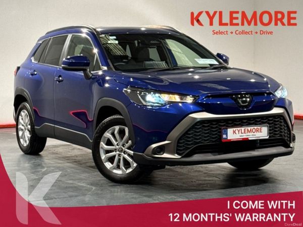Toyota Corolla Cross SUV, Petrol Hybrid, 2024, Blue