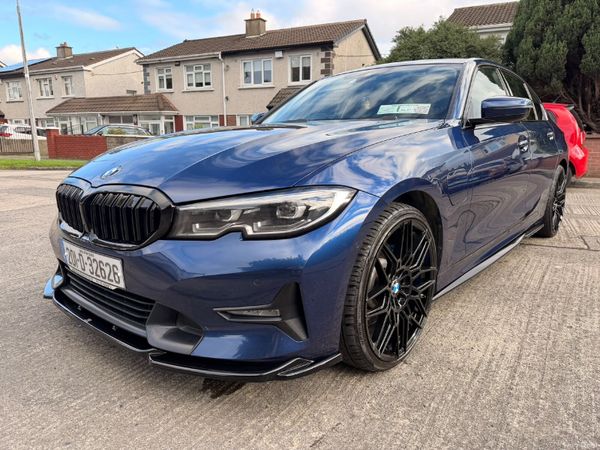 BMW 3-Series Saloon, Petrol Hybrid, 2020, Blue