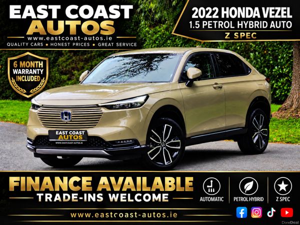 Honda Vezel SUV, Petrol Hybrid, 2022, Beige