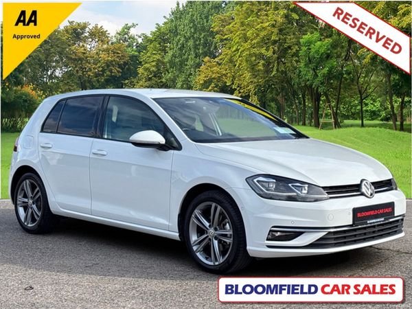 Volkswagen Golf Hatchback, Diesel, 2020, White