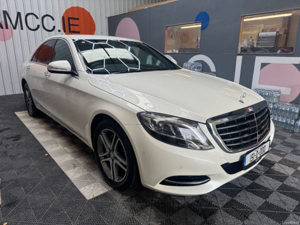Mercedes-Benz S-Class Saloon, Petrol Hybrid, 2015, White
