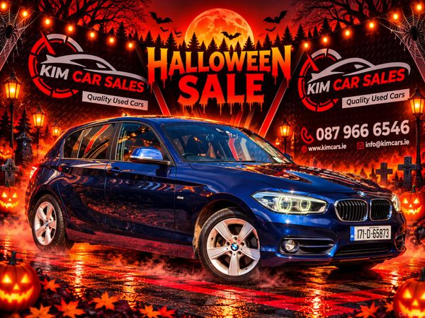 BMW 1-Series Hatchback, Diesel, 2017, Blue