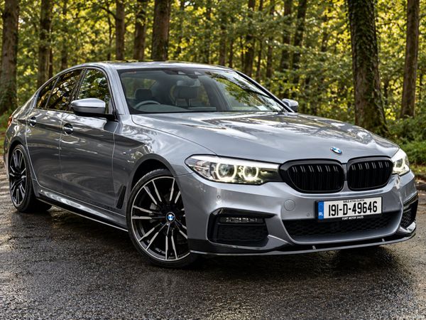 BMW 5-Series Saloon, Diesel, 2019, Blue