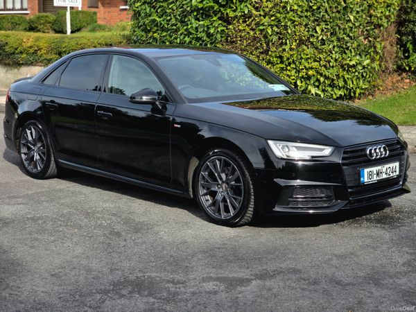 Audi A4 Saloon, Petrol, 2018, Black