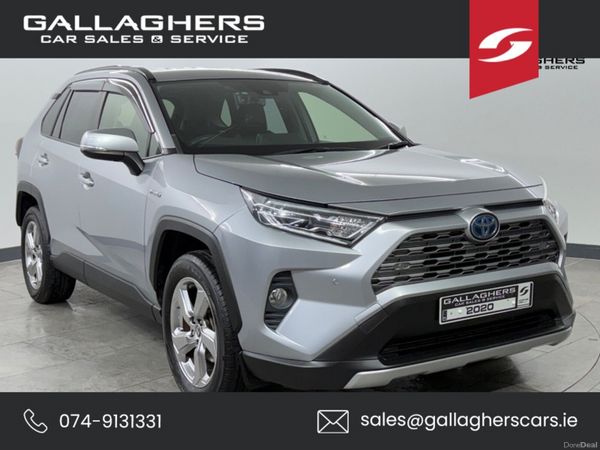 Toyota RAV4 SUV, Petrol Hybrid, 2020, Silver