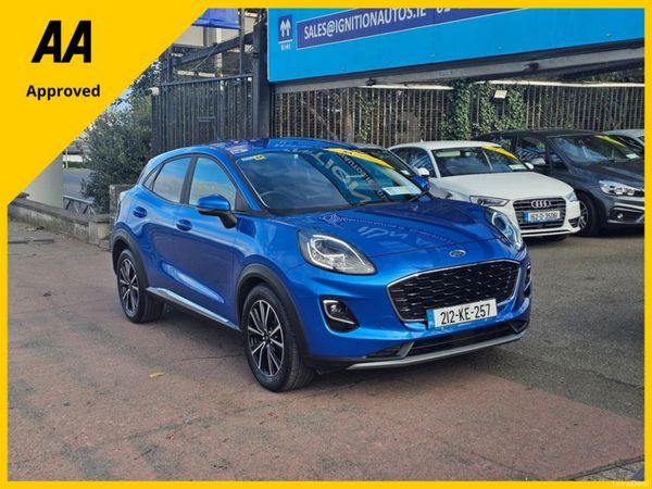 Ford Puma MPV, Petrol Hybrid, 2021, Blue