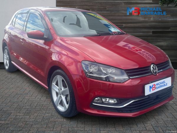 Volkswagen Polo Hatchback, Petrol, 2017, Red