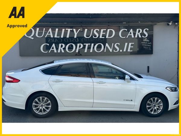 Ford Mondeo Saloon, Petrol Hybrid, 2019, White