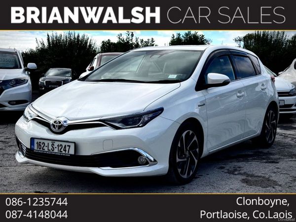 Toyota Auris Hatchback, Petrol Hybrid, 2016, White