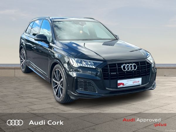 Audi Q7 SUV, Petrol Plug-in Hybrid, 2021, Black