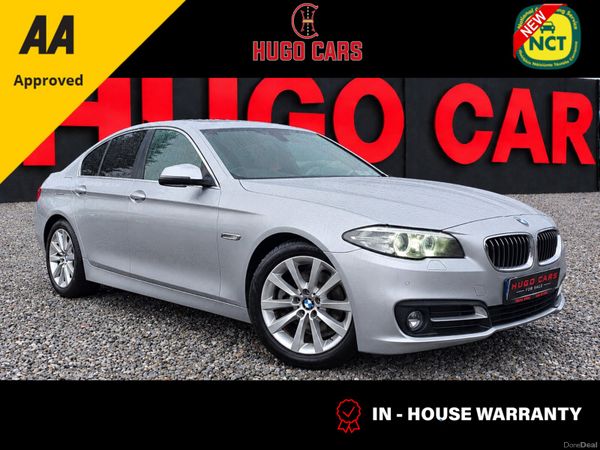 BMW 5-Series Saloon, Diesel, 2015, Silver