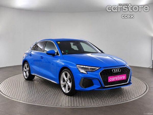 Audi A3 Hatchback, Petrol Hybrid, 2023, Blue
