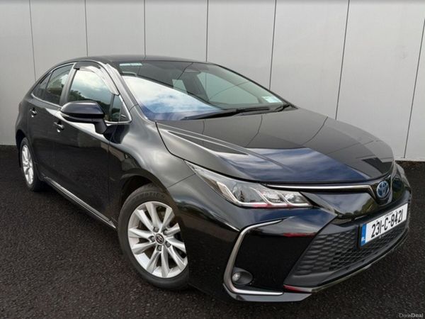 Toyota Corolla Saloon, Petrol Hybrid, 2023, Black